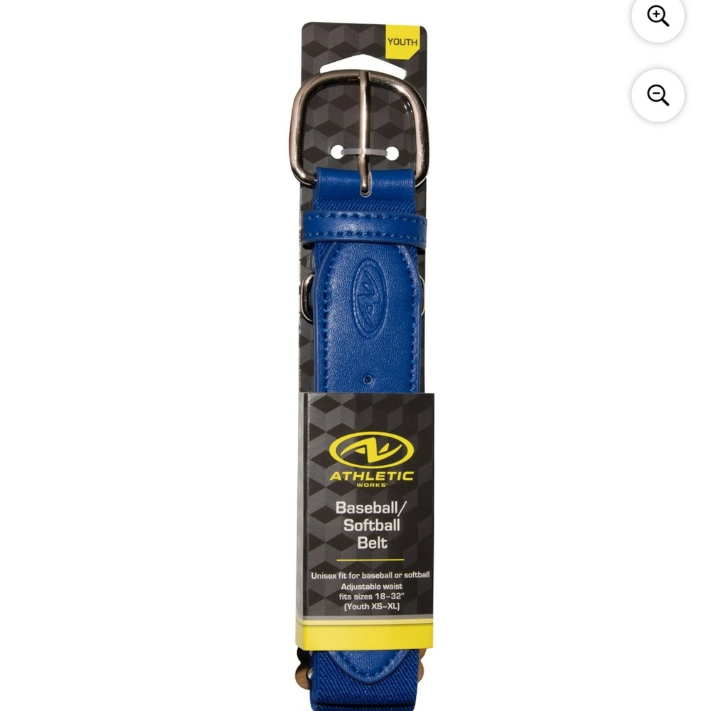 Athletic Works Youth Adjustable Baseball/Softball Belt, Blue